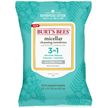 Burt's Bees Micellar Cleansing Towelettes, 30-Pk. (Best Drugstore Cleansing Wipes)