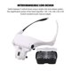 thumbnail image 5 of LED Lighted Magnifying Glass Hands-Free Head-Mounted Magnifier with 5 Detachable Lenses 1X, 1.5X, 2X, 2.5X 3.5X, 5 of 5