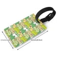 thumbnail image 4 of Balery Cartoon Frog Print Durable Luggage Tags with Secure Strap, Personalized Travel ID Tags for Suitcases, Bags, and Backpacks - Easy Identification for Men and Women, 4 of 8