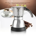 thumbnail image 5 of NFTIGB 480W 300ML/6 Cups Electric Detachable Home Kitchen Espresso Moka Coffee Maker Pot, 10.14 Fl Oz Capacity, Fast Heating Brewer for Home & Office, 5 of 5