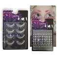 thumbnail image 1 of FQNing Pestañas postizas blancas Anime japonés Elf Lashes Party Cosplay Disfraz Mascarada (Comic white), 1 of 5