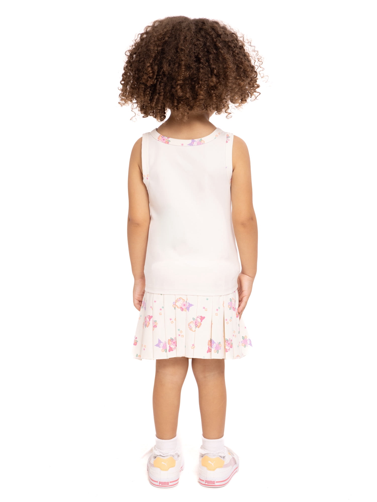 Hello Kitty & Friends Toddler Girls Active Tank Top and Pleated Skort Set, 2-Piece, Sizes 12M-3T