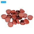 thumbnail image 3 of Tapón de plástico Uxcell, tipo de embellecedor, tapones redondos para agujeros, tapa de bloqueo a presión para tubo, rojo marrón 1", 3 of 7