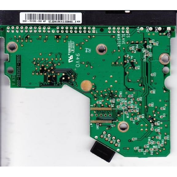 WD800BB-22JHC0, 2061-701292-000 AP, WD IDE 3.5 PCB