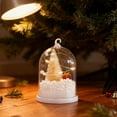 thumbnail image 2 of Mini Christmas Tree in Dome with LED Lights, Tabletop Night Light for Xmas Decor, Creative Holiday Gift for Home, Office, and Desktop Display, 2 of 5