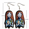 thumbnail image 5 of Halloween Earrings for Women,Cute Cartoon Bride Ghost Acrylic Halloween Earrings,Creative Jewelry for Halloween Party Horror Exaggeration Earrings,Couples Gift Ideas, 5 of 7