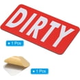 thumbnail image 3 of PATIKIL Dirty Clean Dishwasher Magnet, Double Sided Dish Washer Sign Kitchen Clean Dirty Sign Magnet, Red, Green, 3 of 5
