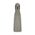 thumbnail image 5 of Dresses for Women Plus Size Akafmk Summer Dresses for Women Casual Dresses,Solid Color V-Neck Long Dress Sleeveless Tank Maxi Dresses Loose Fitting Flowy A Line Beach Sundress, 5 of 5