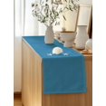thumbnail image 5 of Table Runner 48 Inches Long for Kitchen Dining, Blue Dresser Scarf Farmhouse, Dining Table Decorations for Wedding/Parties, Modern Pure Wave Ride 13 x 48 In, 5 of 9