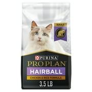 Purina Pro Plan Adult Hairball Control Cat Food Chicken and Rice Formula