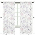 thumbnail image 3 of Watercolor Floral Lavender Semi-Sheer Rod Pocket Curtain Panels by Sweet Jojo Designs, 3 of 5