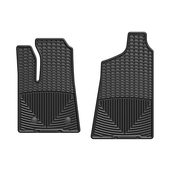 WeatherTech All-Weather Floor Mats compatible with 2015-2021 Ford Transit - 1st Row (Driver & Passenger), Black