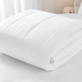 thumbnail image 2 of Reversible Down Alternative Comforter, Medium Weight Bedding for All Season Hypoallergenic-King/Cal King, Turqouise/White, 2 of 4