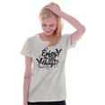thumbnail image 4 of Cute Enjoy the Little Things Birds Womens Fitted Plus Size Graphic Tee Brisco Brands 2X, 4 of 5