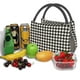 thumbnail image 3 of Fotbe Black and white houndstooth Bolsa Térmica Portátil con Estampado, Bolsa de Entrega de Alimentos Aislada, Bolsa Reutilizable de Gran Capacidad para Comidas y Supermercado, 3 of 6