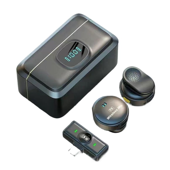 Yingyy Wireless Lapel Microphone For Mobile wireless lapel microphone for Clear Voice Sound Portable Wireless Microphone For Cell Phone