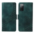 thumbnail image 5 of ELEHOLD For Samsung Galaxy S20 Leather Wallet Phone Case, Embossed Diamond Folio Flip Cover, Card Holder Cash Slot, Stand Support, Wrist Strap Lanyard -Green, 5 of 10