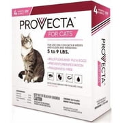 Provecta II Flea Treatment Cats 5-9lbs 4 Monthly Topical Kills Fleas & Eggs Fast