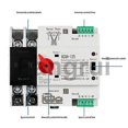 thumbnail image 5 of For Single Phase Din Rail Ats 220v Pc Dual Power Automatic Fer Switch 2p Household Power Fer, 5 of 5