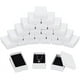 thumbnail image 1 of 24 cajas de cartón blancas para joyería, caja de regalo de papel de 3,2 x 2 cm, caja de cartón con esponja en el interior, 1 of 6
