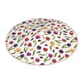 thumbnail image 2 of Bingfone Christmas Tree Skirt Mat Christmas Decoration Interior 48" -Tulips Flowers, 2 of 6