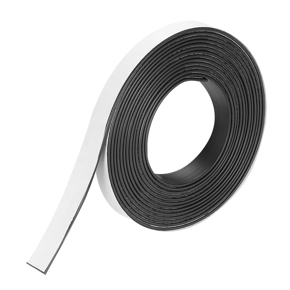 Uxcell Magnetic Strip 9.8 Feet x 3/8" Width x 1/16" Thick Magnetic Tape Labels Stickers