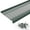 Forest Green, variant on Waterlock Micromesh  6" Gutter Protection, [6" K-Style & Box Gutters], Forest Green, 100 Feet, Aluminum Frame