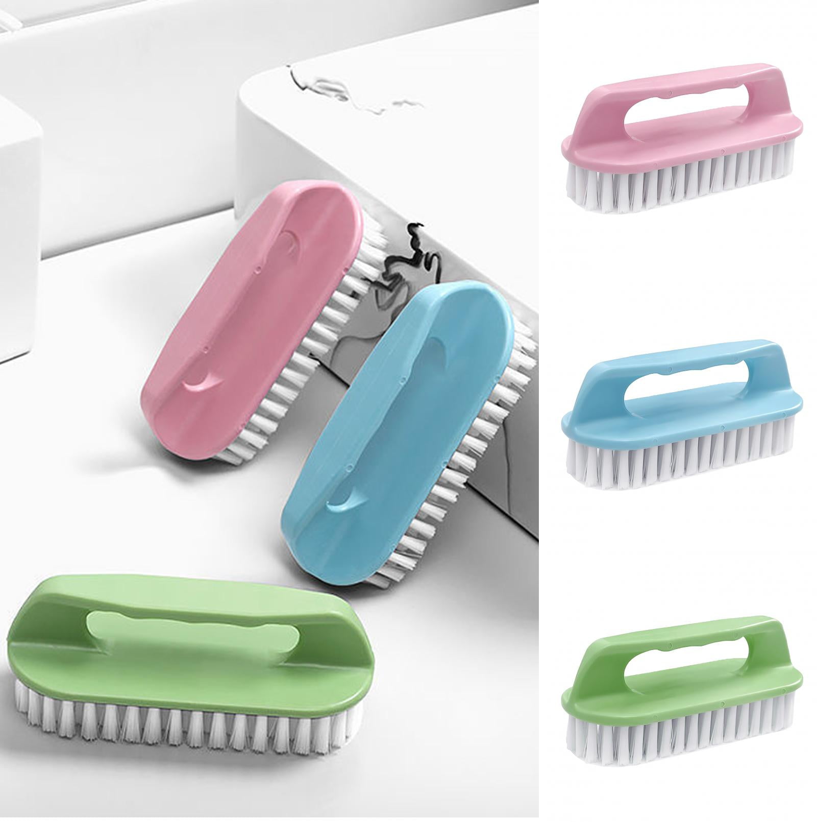 Scrub Brush | Shower Cleaning Brush | Comfort Grip & Stiff Flexible  Bristles | Ideal for Cleaning Bathroom, Shower, Kitchen, Sink | Bristle  Brush for