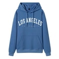 thumbnail image 2 of Women's Oversized Hoodies Los Angeles Print Long Sleeve Crewneck Sweatshirts Casual 2026 Spring Pullover Tops, 2 of 3