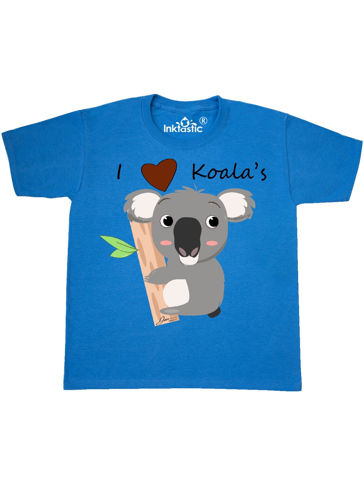 I LOVE KOALAS kids koala tshirt