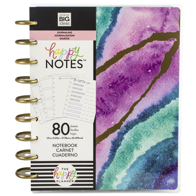 Happy Planner Medium Journaling Notebook W/80 SheetsAgate