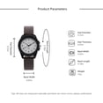 thumbnail image 3 of Reloj de cuarzo para mujer, relojes para mujer, moda elegante, estilo europeo y para hombres y mujeres, reloj de moda., 3 of 4