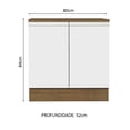 thumbnail image 2 of Gabinete Bajo Bufetera Madesa Glamy 80cm Con Encimera MB, 2 of 5