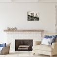 thumbnail image 3 of Stupell Industries Vintage Brooklyn Bridge Abstract Painting Gallery Wrapped Canvas Art Print Wall Art, 20 x 16, 3 of 8