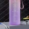 thumbnail image 2 of OUSITAID 1000ML Drink Bottle Frosted Gradient Cold Water Bottle for Outdoor (Blue), 2 of 8