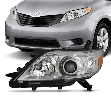 Fits 2017 Toyota Sienna Driver Left Side Halogen Headlight Lamp Fits 2017 Toyota Sienna Driver Left Side Halogen Headlight Lamp Replacement