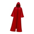 thumbnail image 4 of Capa con capucha para Halloween, capa de Cosplay de longitud completa, vestido de de mago, para fiesta de Pascua, Carnaval XL, 4 of 8