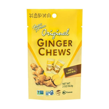 Prince of Peace Original Ginger Chews, 2 oz