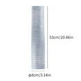 thumbnail image 3 of Sliver Deco Mesh Christmas Ribbon 20-Inch Wide, Metallic Glitter Wire Mesh Netting for Tree Decorating, Wreath Making, Garland Crafting and Holiday Bow Designs (10-Yard Roll), 3 of 4