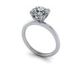 thumbnail image 2 of 4.00 Ct Stunning Round Real Moissanite Engagement Rings for Ladies Solid 950 Platinum, 2 of 7