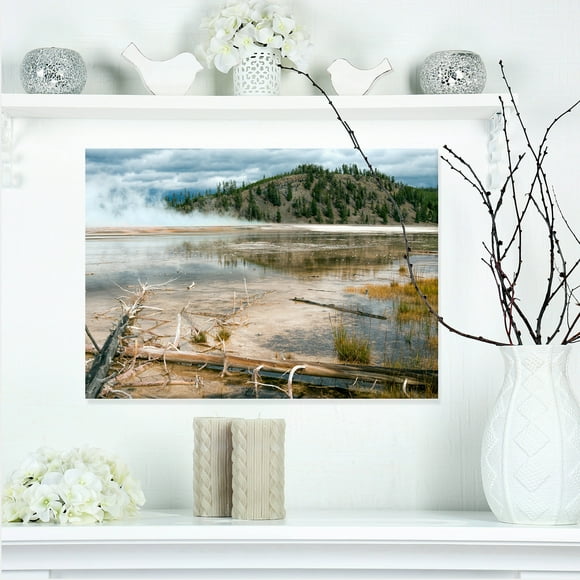 Grand Prismatic Spring - Landscape Photography Canvas Art Print