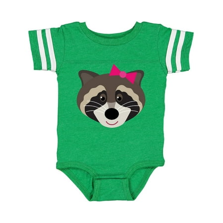 

Inktastic Raccoon Girl Animal Gift Baby Girl Bodysuit