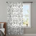 thumbnail image 4 of Farmhouse Flowers Sheer Curtains 63 Inches Long, Pastoral Vintage Leaf Spring Summer Light Filering Curtains, Breathable Simi Curtain Privacy Drapes for Living Room Bedroom Window Treatment, 4 of 9