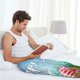 thumbnail image 5 of Fotbe Happy Easter Pantalones de Pijama para Hombre, Pantalones de Dormir, Pantalones de Casa con Cintura Ajustable y Bolsillos-X-Large, 5 of 6