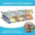 thumbnail image 6 of Vorfor Can Organizer for Pantry, 3 Sets 3 Tiers Can Storage Organizer Pantry for Fridge 36 Cans Rack Automatic Rolling Stackable Canned Food Organizer, 6 of 12