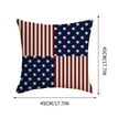 thumbnail image 2 of Bless Our Home America Stars Throw Pillow Covers, 18 x 18 Inch 4th of July Patriotic USA Flag Cushion Case for Sofa Couch, Independence Memorial Day, 2 of 5