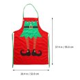thumbnail image 3 of 1 delantal navideño de cocina, divertido delantal sin mangas para servir, ideal para fiestas (elfo), 3 of 7