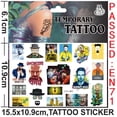 thumbnail image 4 of Pegatinas de dibujos animados de la serie de TV americana para niños, Tatuajes Temporales, arte corporal, juguetes de fiesta de Cosplay, regalos para niños, 4 of 4