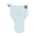 thumbnail image 1 of Lttoisl Y-Shaped Body Measuring Tape, 150cm/60-inch Flexible PVC Retractable Ruler, Dual-Sided Inch/CM Weight Loss Fitness Tool, White for Tailoring Sewing, 1 of 8
