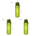 thumbnail image 2 of Yuarrent Botella de agua portátil de plástico taza para beber a prueba de fugas deportes viaje Drinkware botella al aire libre, verde, 560ML Type3 NO3 Yuarrent CBP077776, 2 of 6